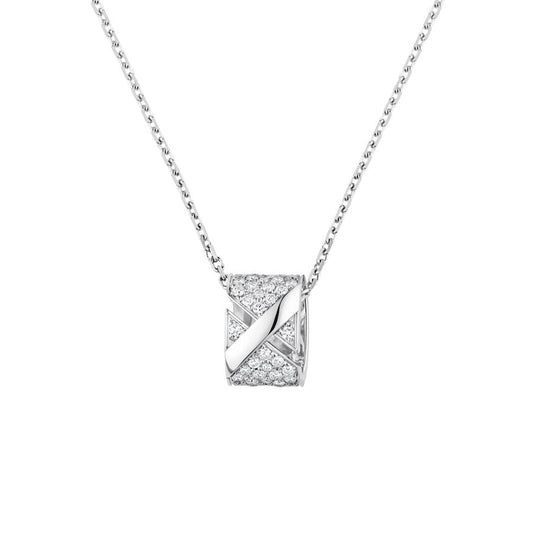 [Pearl Jewelrys]LIENS EVIDENCE DIAMOND PAVED NECKLACE