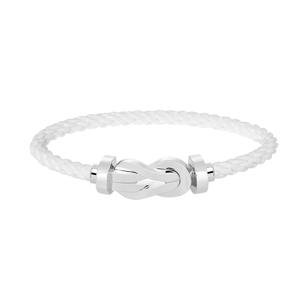 [Pearl Jewelrys]CHANCE LARGE 8 FIGURE BUCKLE NO DIAMOND BRACELET SILVER