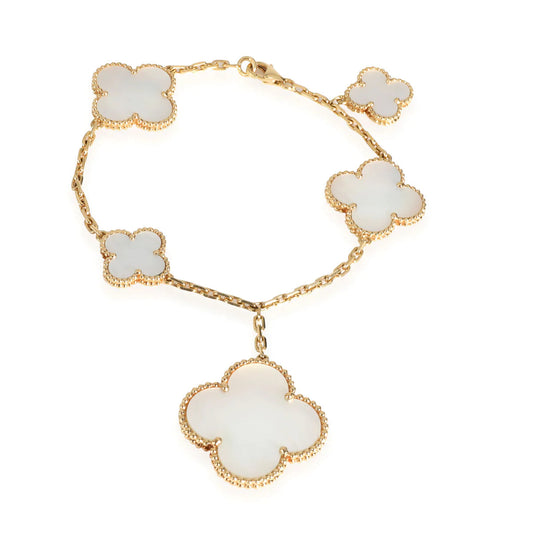 [Pearl Jewelrys]MAGIC CLOVER MOP GOLD BRACELET 5 MOTIFS