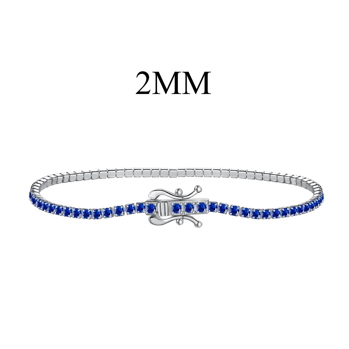 Radiant Colorful Round Cut Party Bracelet