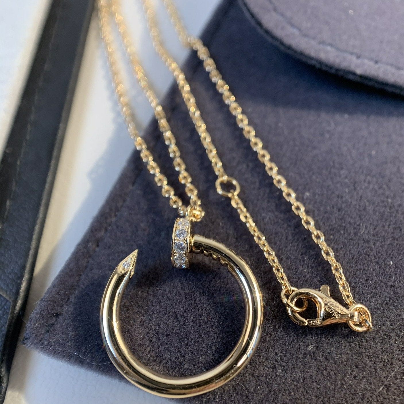 [Pearl Jewelrys]JUSTE NECKLACE PINK GOLD