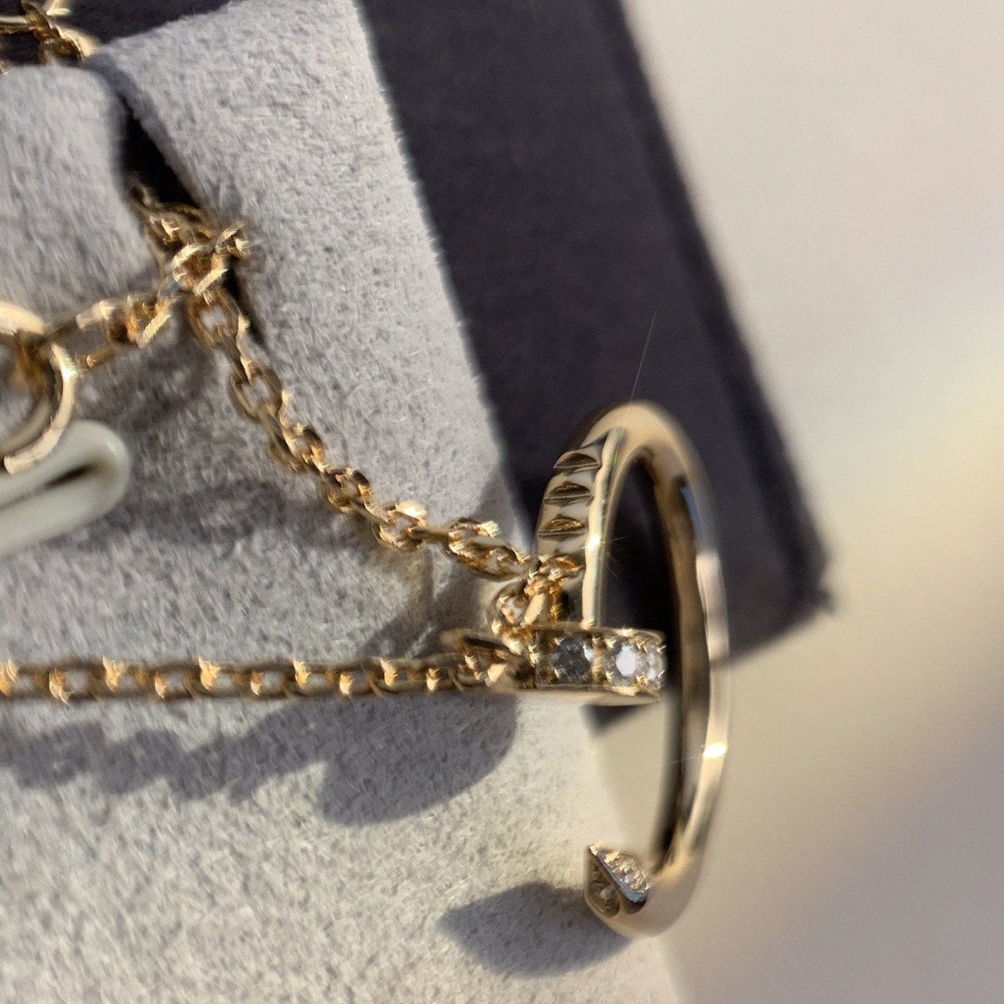 [Pearl Jewelrys]JUSTE NECKLACE PINK GOLD