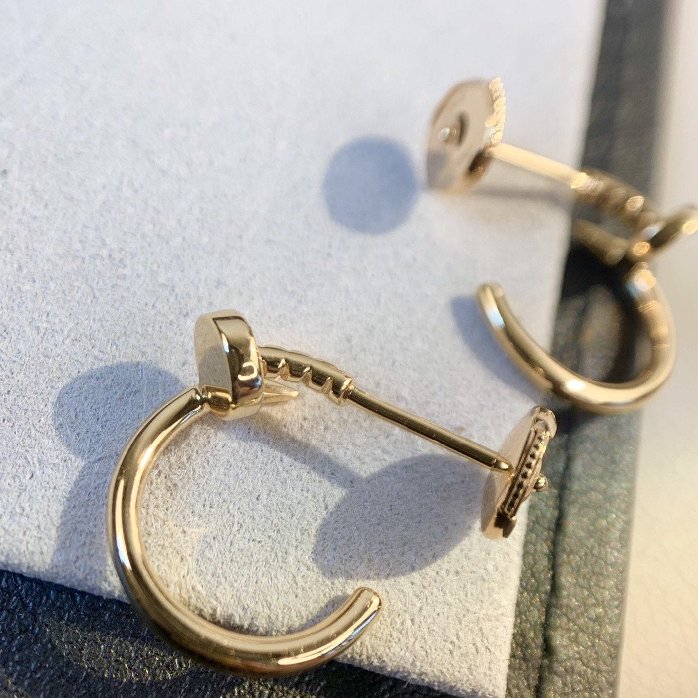 [Pearl Jewelrys]JUSTE EARRINGS PINK GOLD