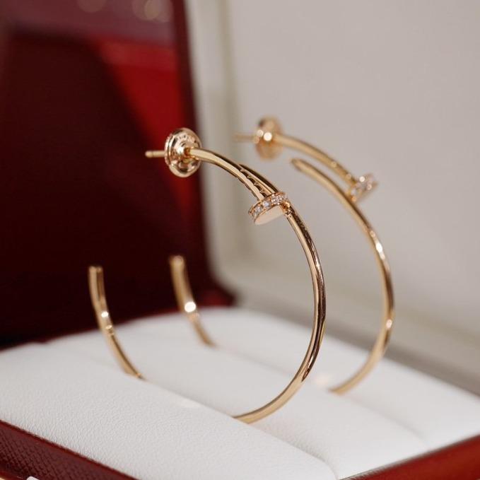 [Pearl Jewelrys]JUSTE EARRINGS DIAMONDS 1.8MM