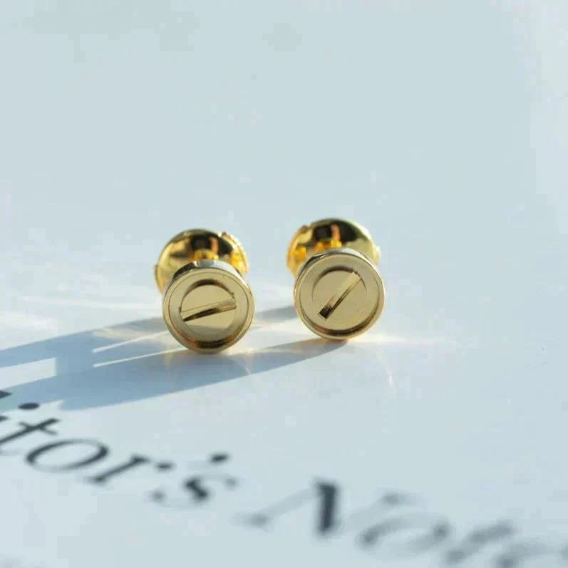 [Pearl Jewelrys]LOVE EARRINGS GOLD 10MM