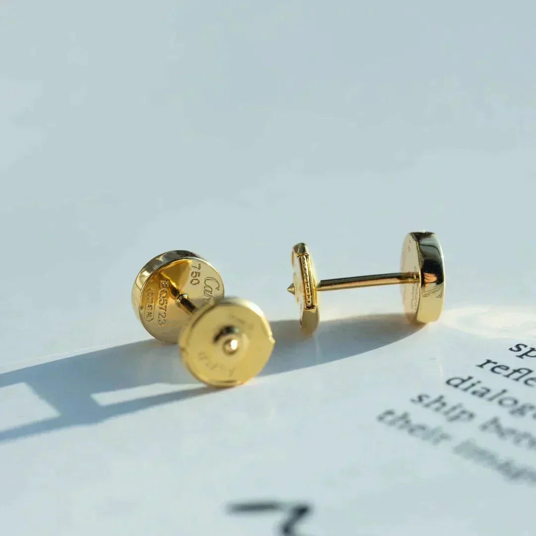 [Pearl Jewelrys]LOVE EARRINGS GOLD 10MM