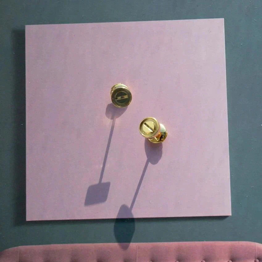 [Pearl Jewelrys]LOVE EARRINGS GOLD 10MM