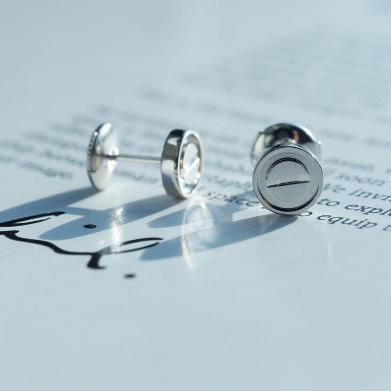 [Pearl Jewelrys]LOVE EARRINGS SILVER 10MM