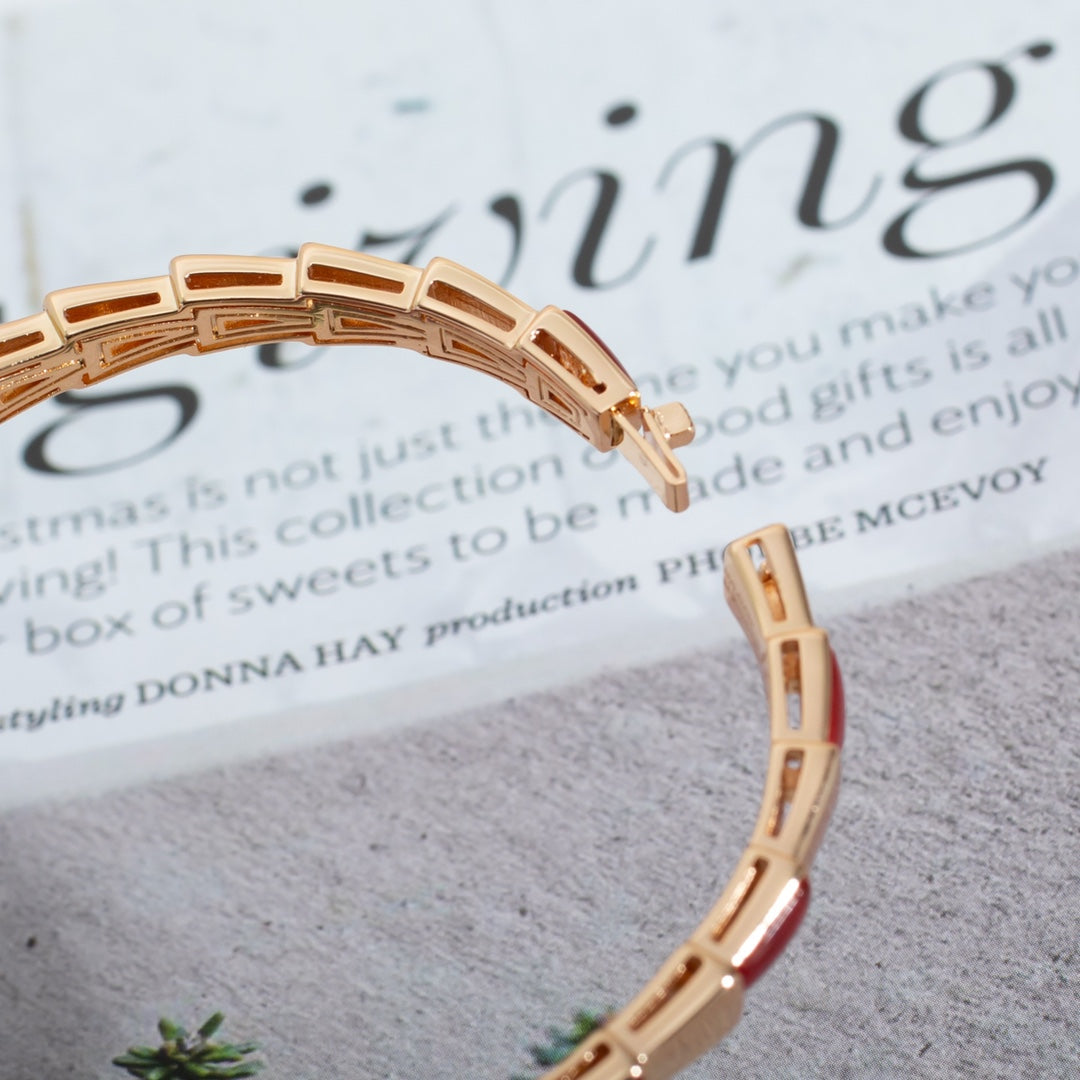 [Pearl Jewelrys]SERPENTI BRACELET PINK GOLD RUBELLITE