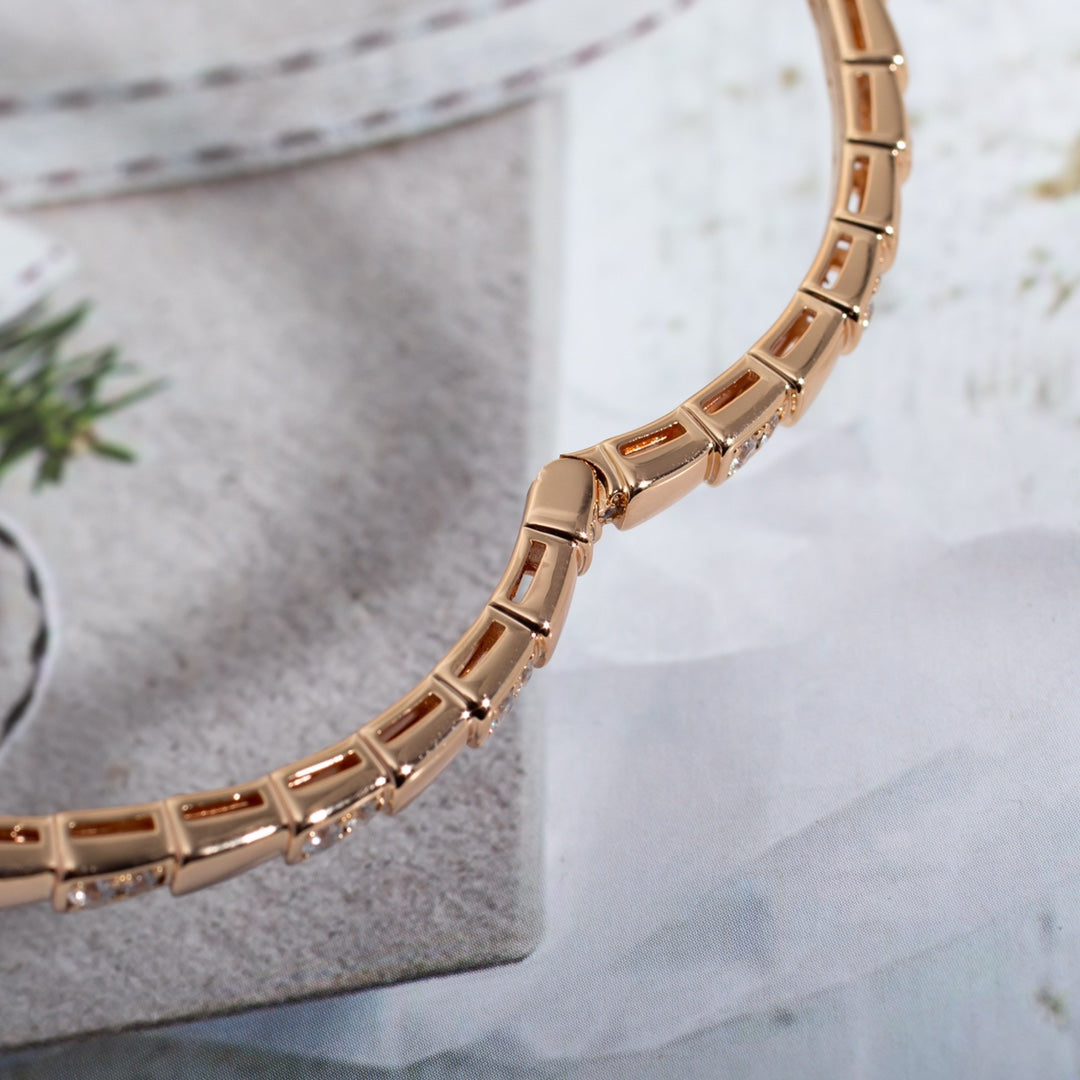 [Pearl Jewelrys]SERPENTI BRACELET PINK GOLD DIAMOND