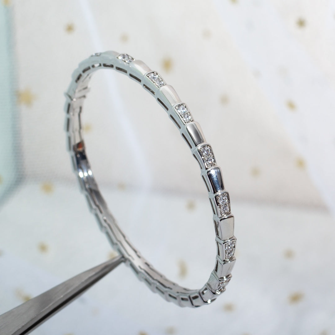 [Pearl Jewelrys]SERPENTI BRACELET SILVER DIAMOND