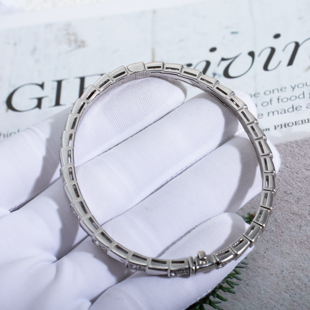 [Pearl Jewelrys]SERPENTI BRACELET SILVER DIAMOND