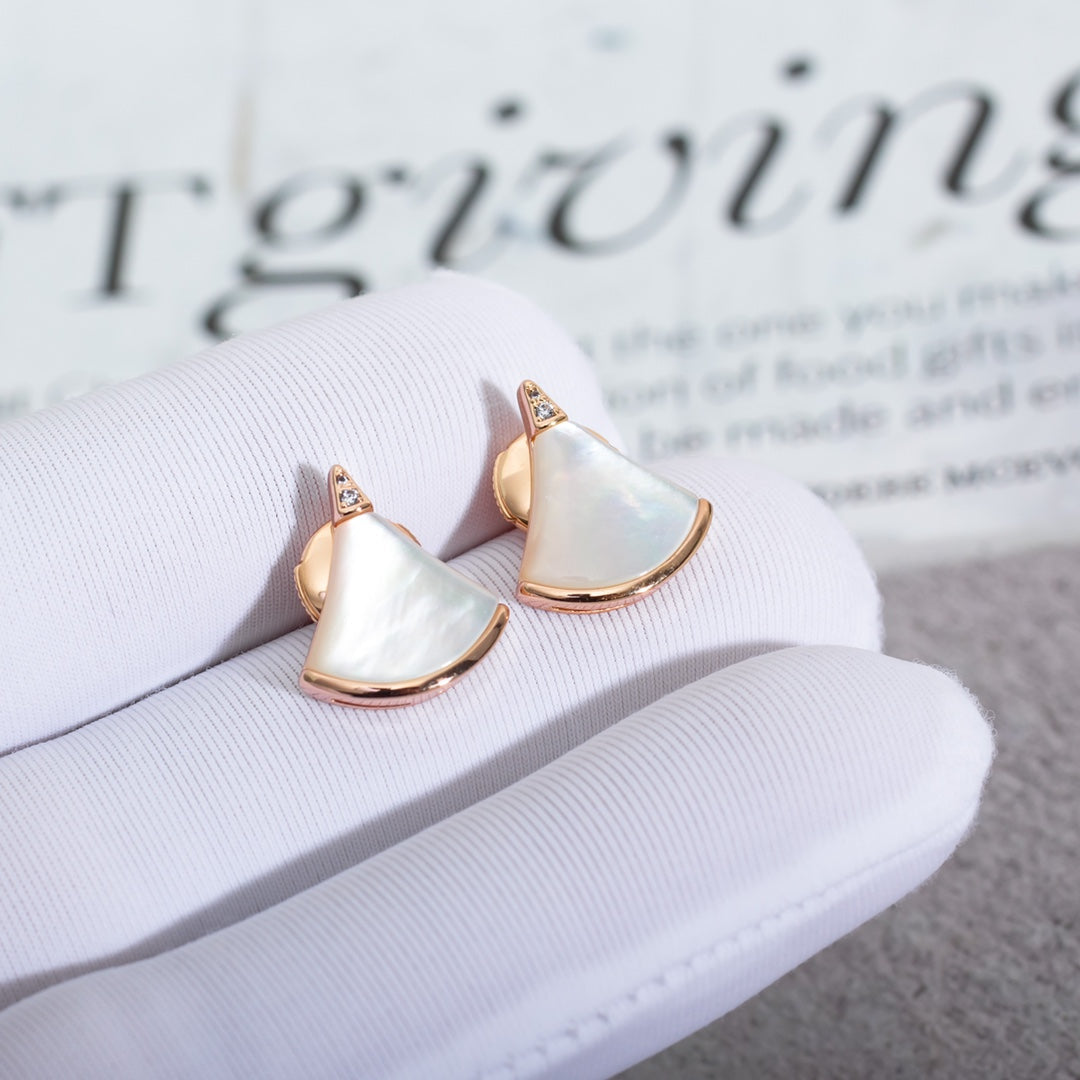 [Pearl Jewelrys]DIVAS DREAM EARRINGS PINK GOLD