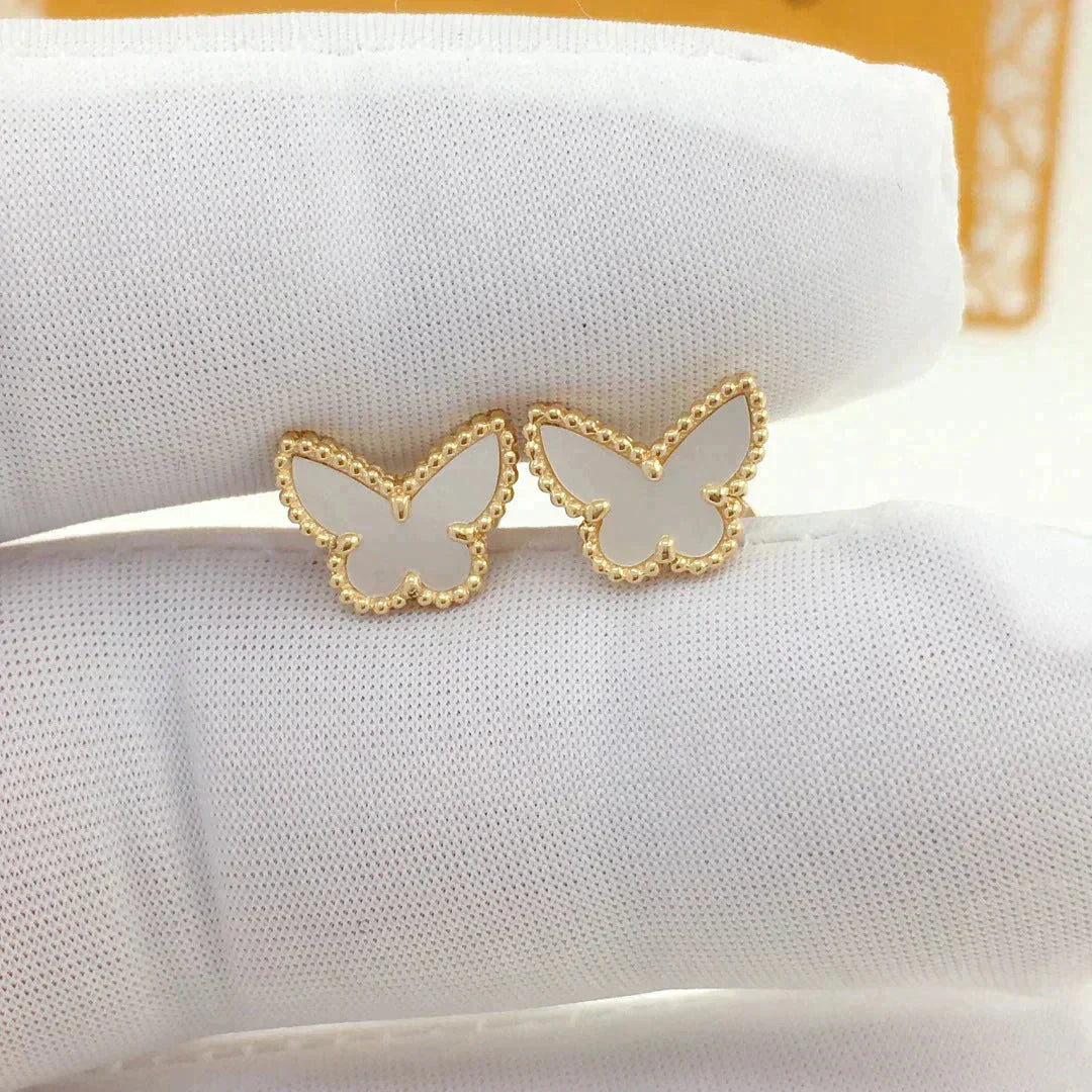 [Pearl Jewelrys]SWEET BUTTERFLY MOP EARSTUDS