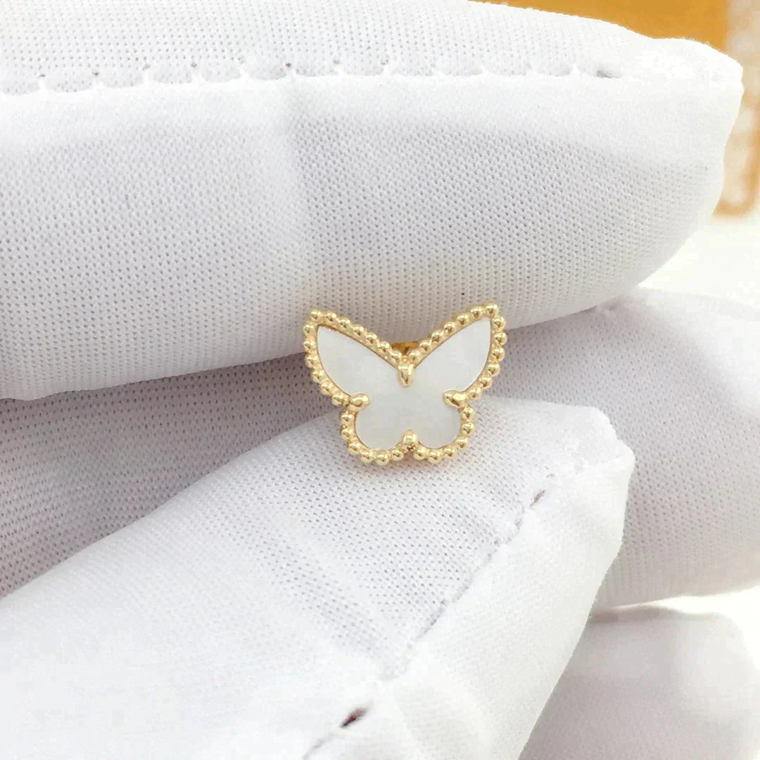 [Pearl Jewelrys]SWEET BUTTERFLY MOP EARSTUDS