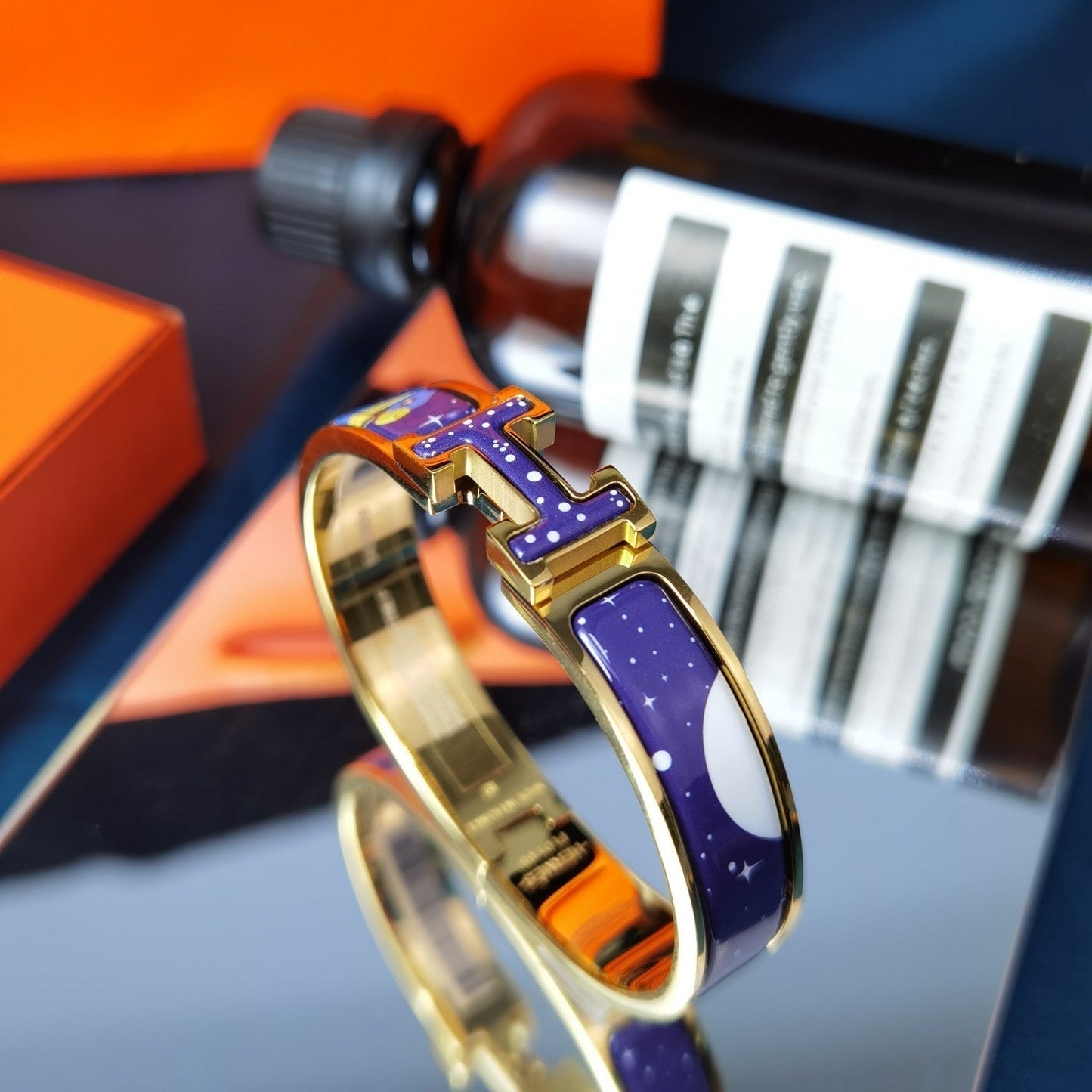 [Pearl Jewelrys]H STAR AND MOON BRACELET 12MM