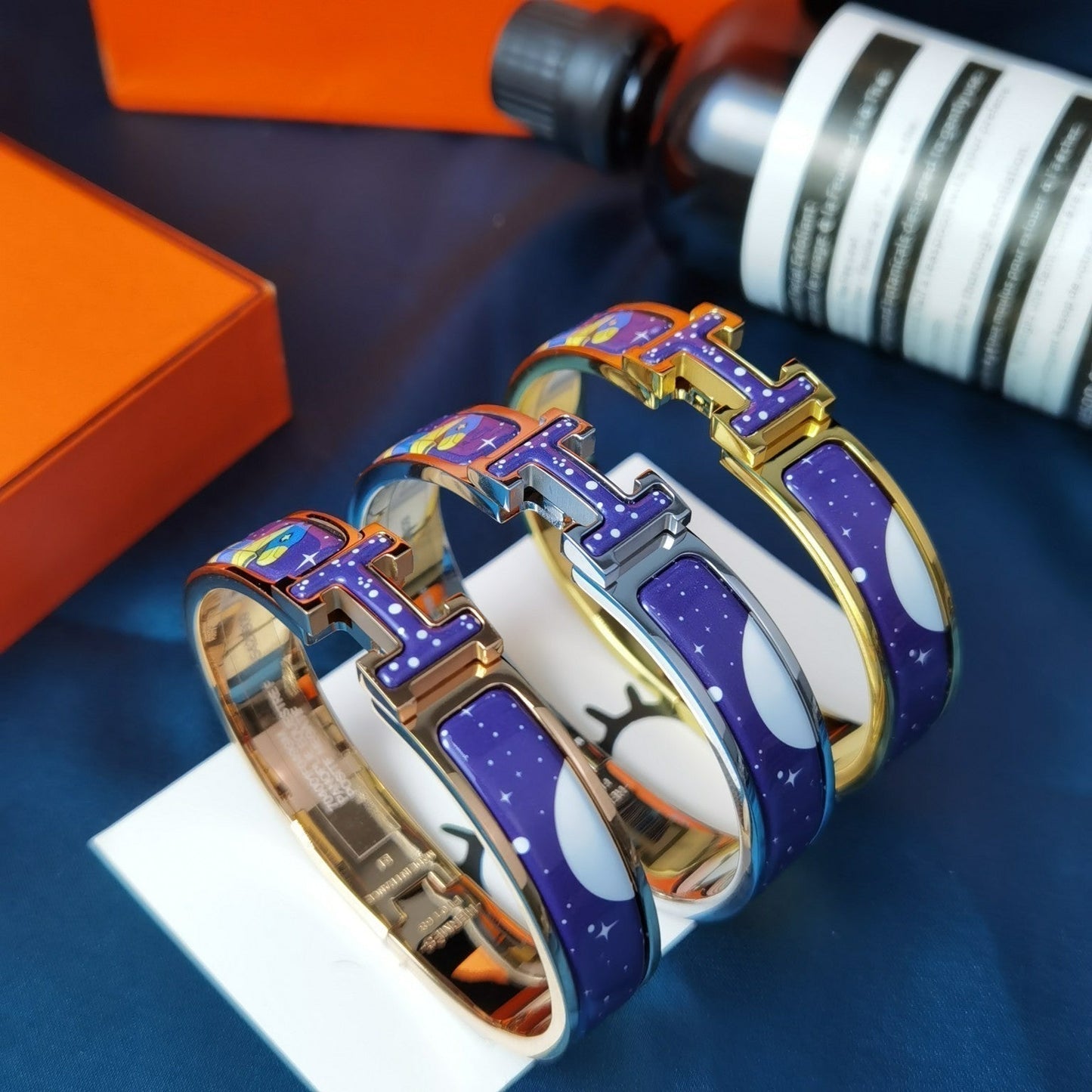 [Pearl Jewelrys]H STAR AND MOON BRACELET 12MM