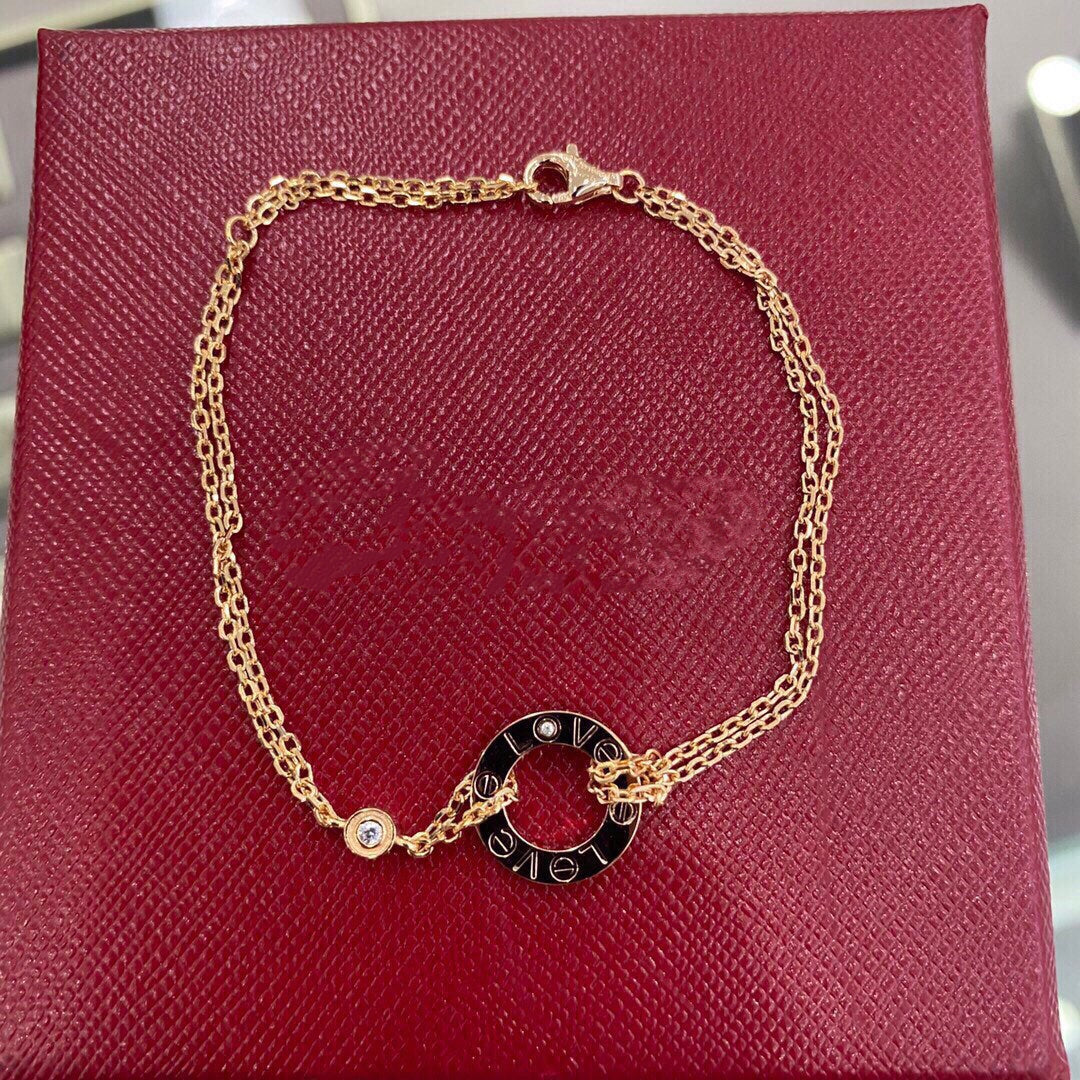[Pearl Jewelrys]LOVE BRACELET 2 DIAMOND