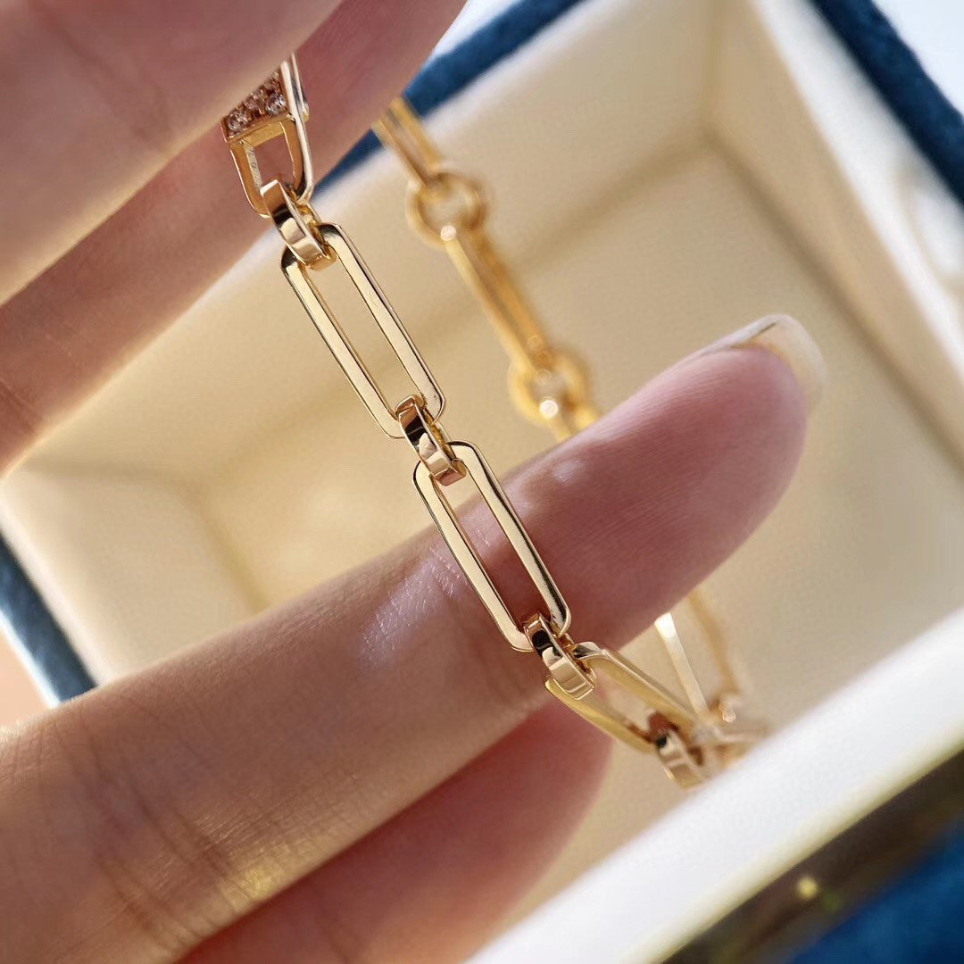 [Pearl Jewelrys]CHAINE BRACELET SMALL MODEL DIAMOND