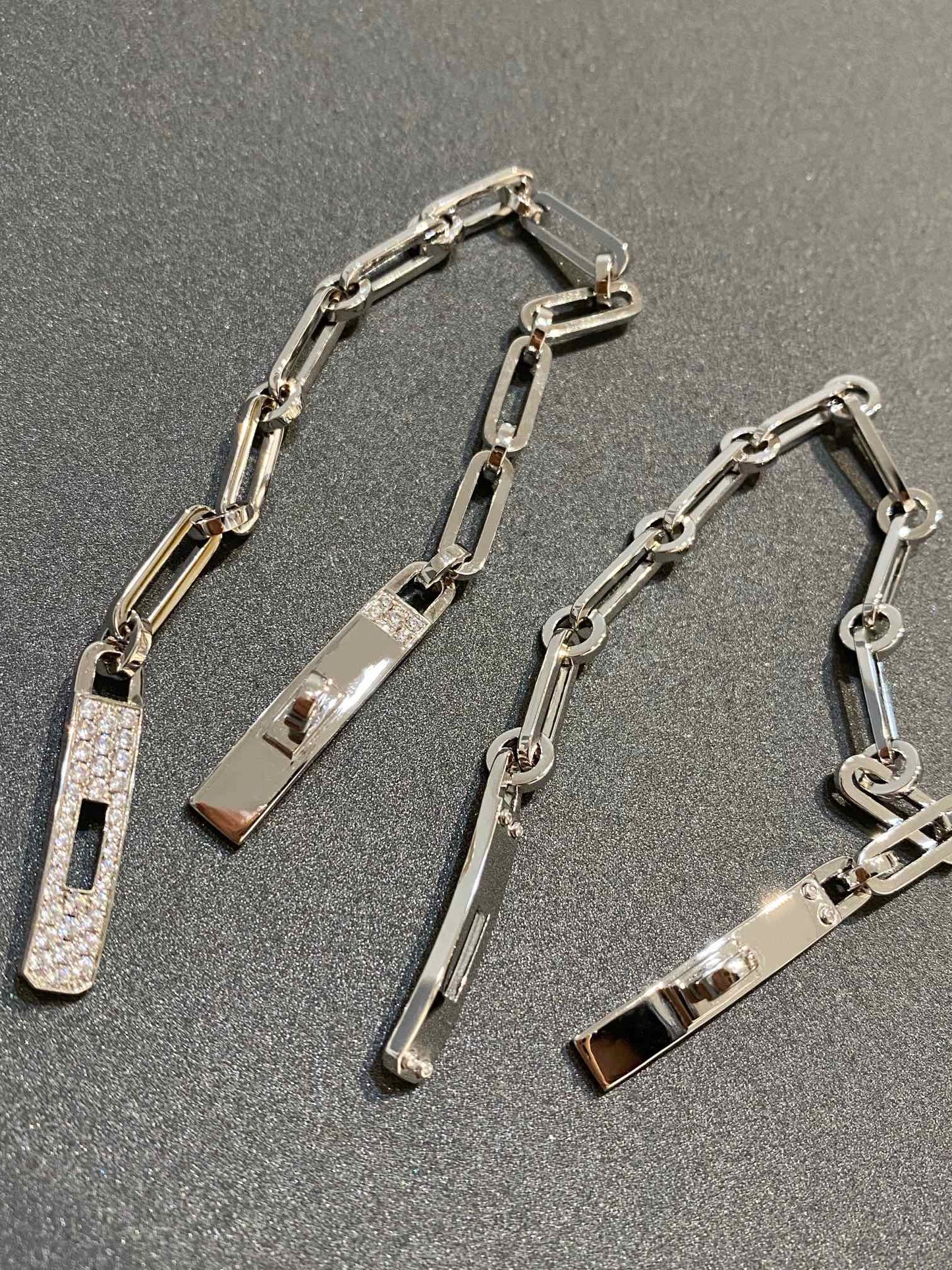 [Pearl Jewelrys]CHAINE BRACELET SMALL MODEL DIAMOND