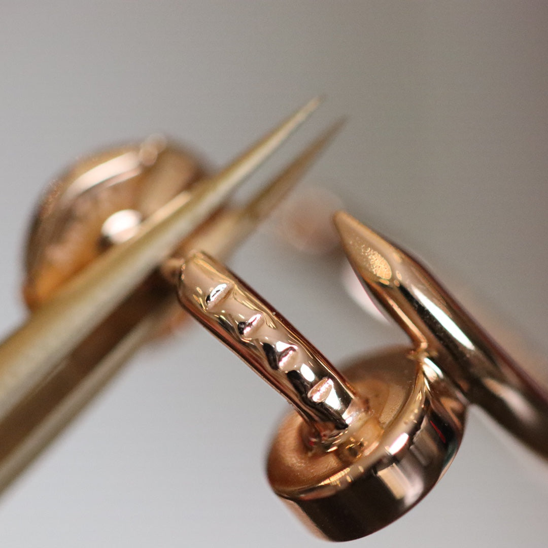 [Pearl Jewelrys]JUSTE EARRINGS PINK GOLD