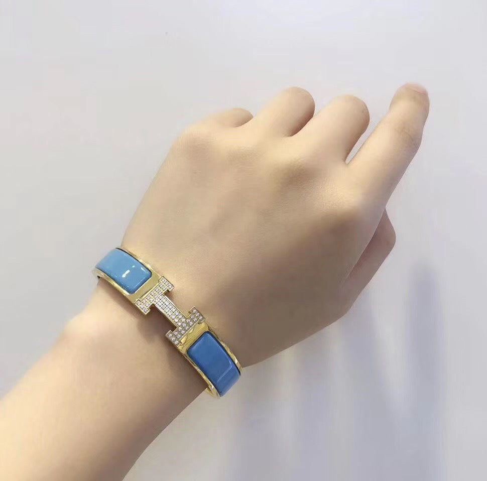 [Pearl Jewelrys]H CLOUD BLUE BRACELET GOLD DIAMOND