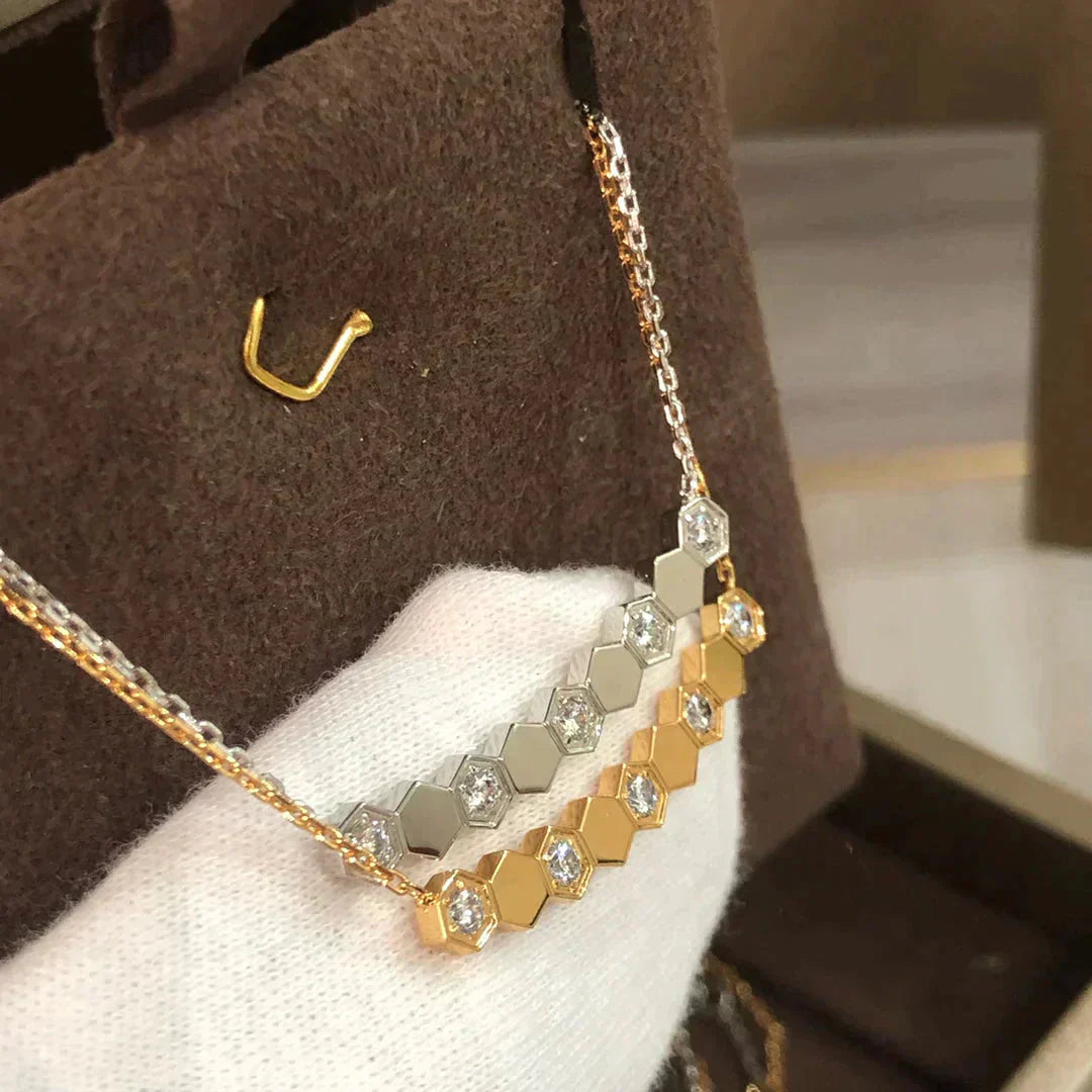 [Pearl Jewelrys]BEE LOVE NECKLACE DIAMOND