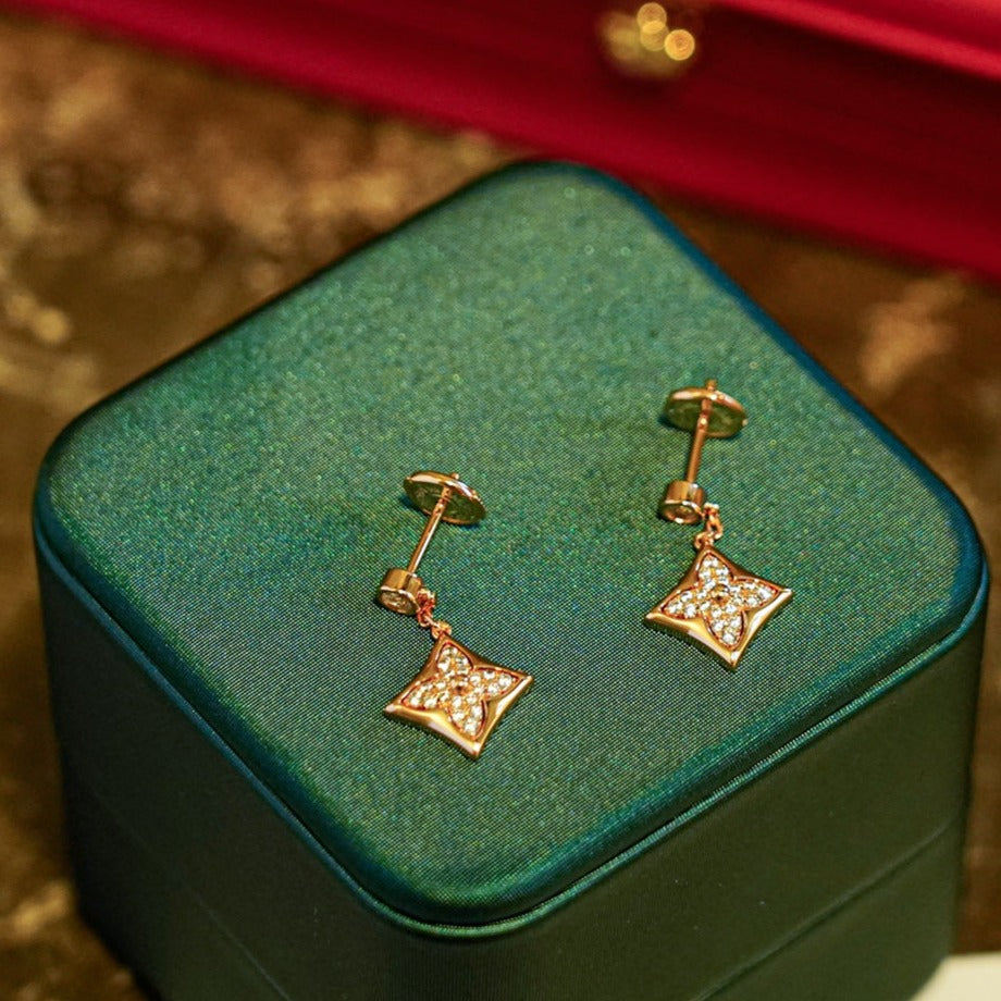 [Pearl Jewelrys]STAR DIAMONDS EARRINGS GOLD