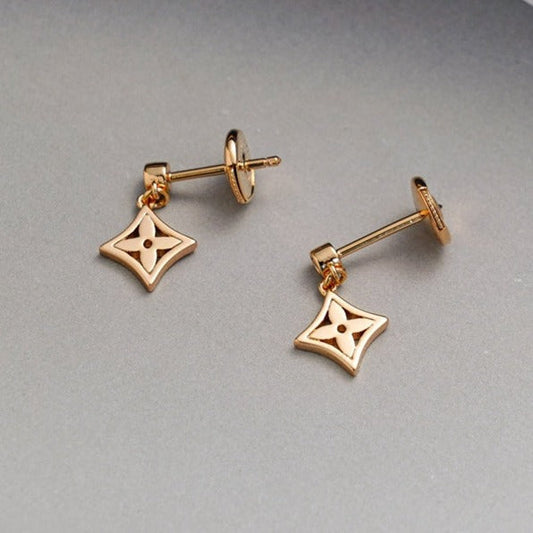 [Pearl Jewelrys]STAR EARRINGS GOLD
