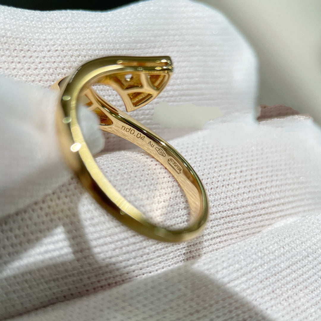 [Pearl Jewelrys]DREAM RING PINK GOLD DIAMOND