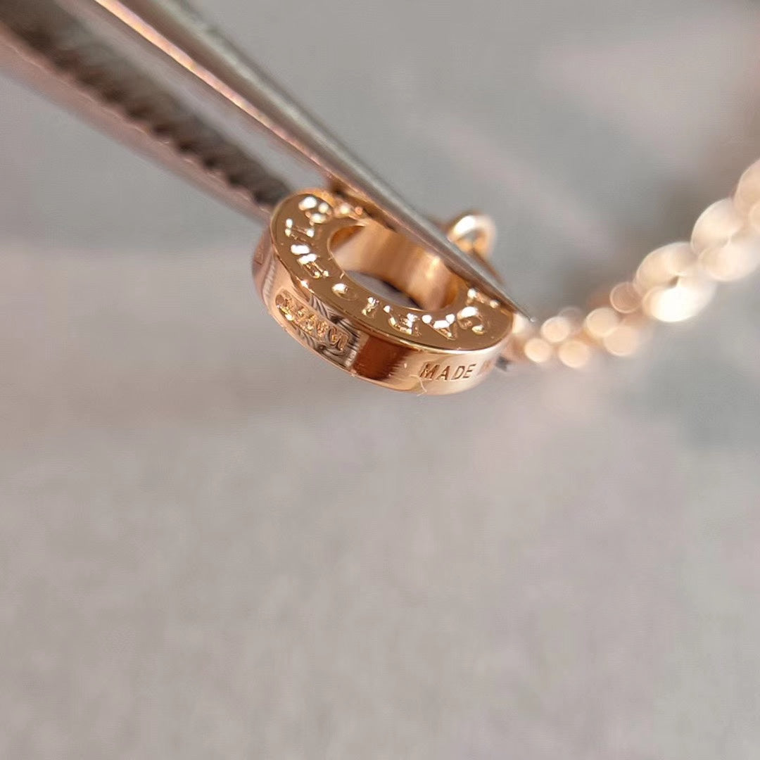 [Pearl Jewelrys]ZERO 1 NECKLACE PINK GOLD