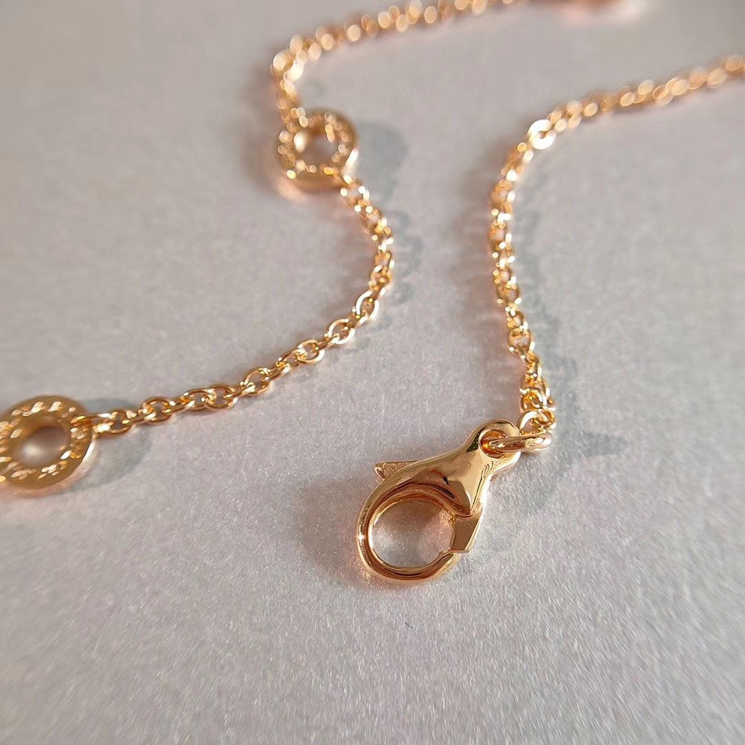 [Pearl Jewelrys]ZERO 1 NECKLACE PINK GOLD