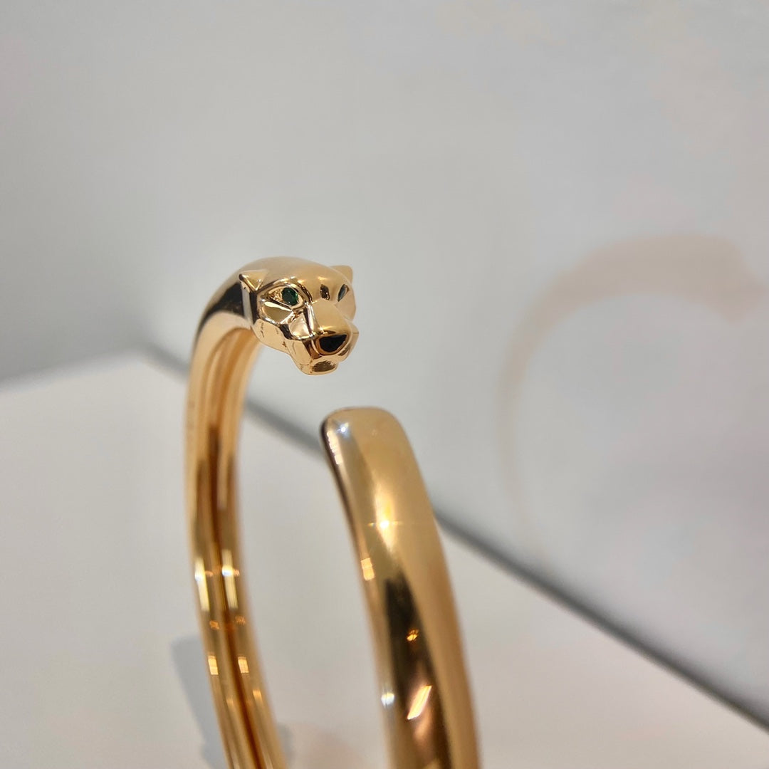 [Pearl Jewelrys]PANTHERE GOLD OPEN BRACELET