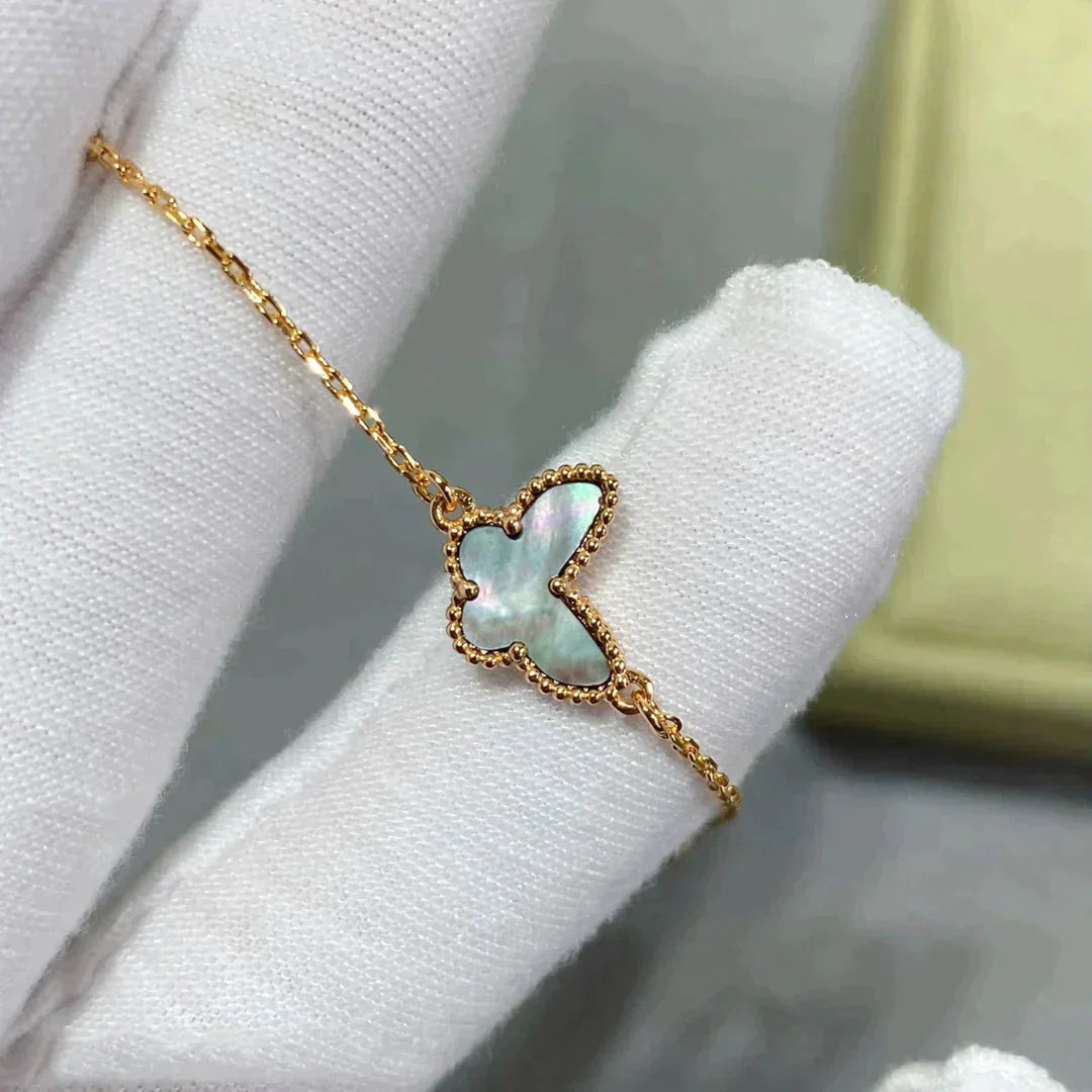 [Pearl Jewelrys]BUTTERFLY DARK MOP BUTTERFLY BRACELET