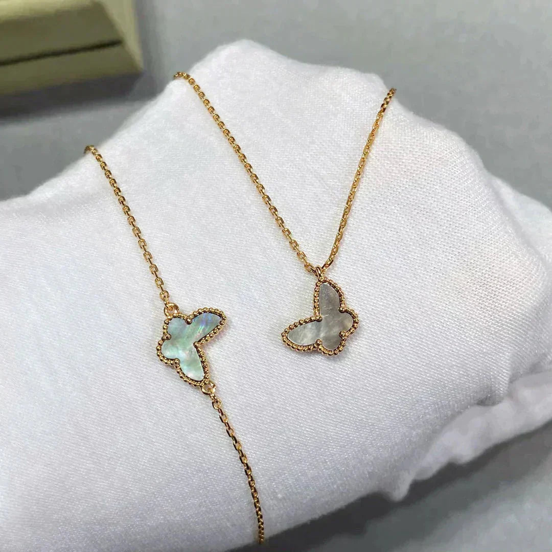 [Pearl Jewelrys]BUTTERFLY DARK MOP BUTTERFLY BRACELET