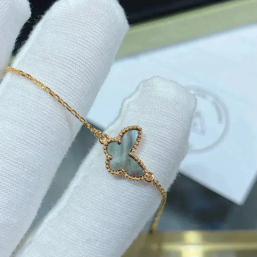 [Pearl Jewelrys]BUTTERFLY DARK MOP BUTTERFLY BRACELET