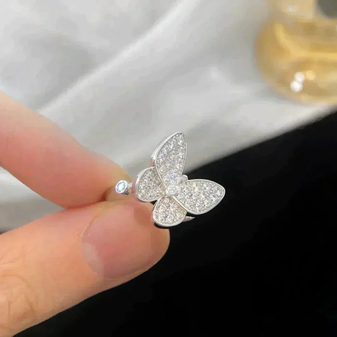 [Pearl Jewelrys]BUTTERFLY DIAMOND RING