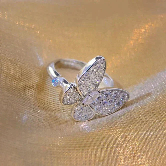 [Pearl Jewelrys]BUTTERFLY DIAMOND RING