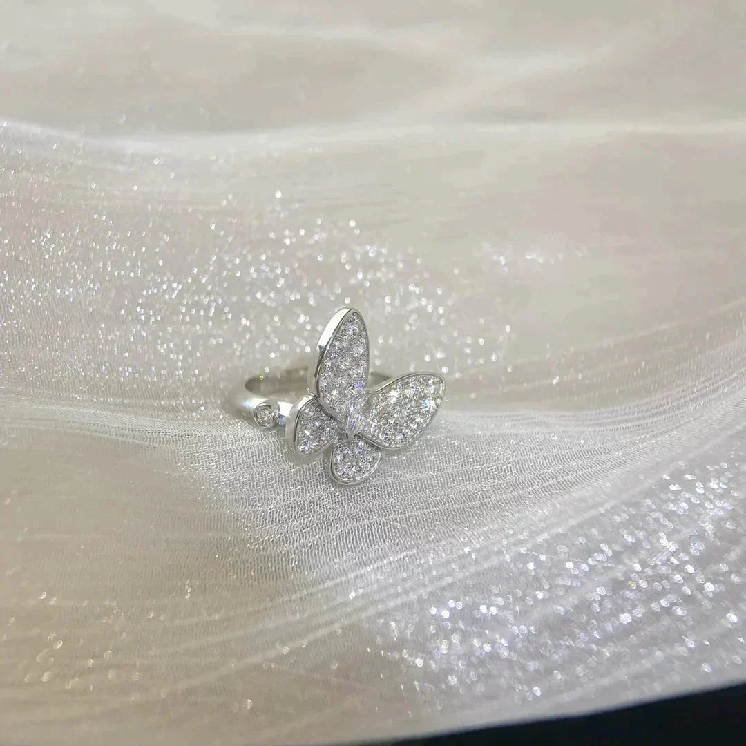 [Pearl Jewelrys]BUTTERFLY DIAMOND RING