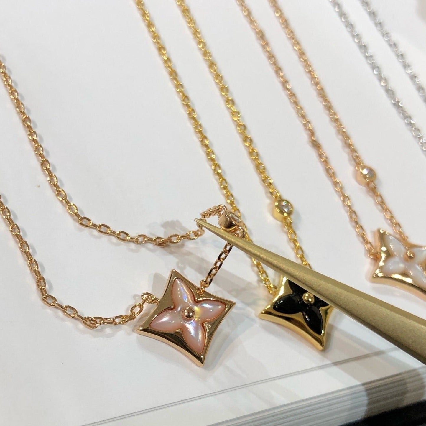 [Pearl Jewelrys]STAR BLACK MOP NECKLACE