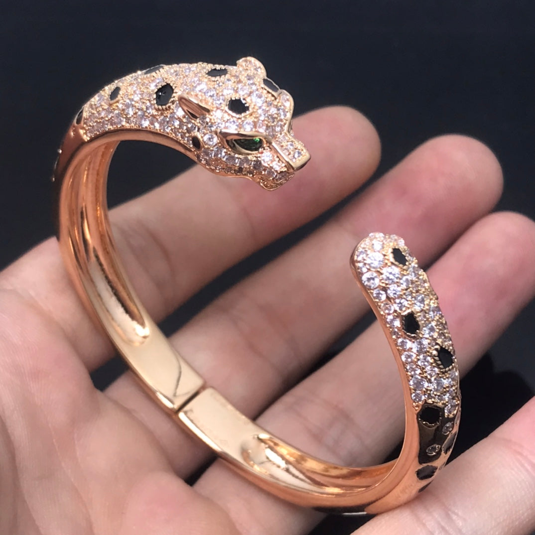 [Pearl Jewelrys]PANTHERE BIG BRACELET DIAMONDS