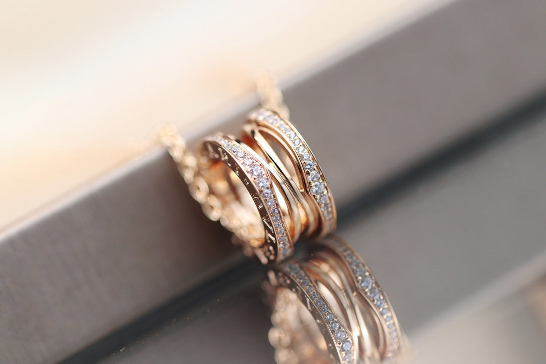 [Pearl Jewelrys]ZERO 1 PINK GOLD NECKLACE