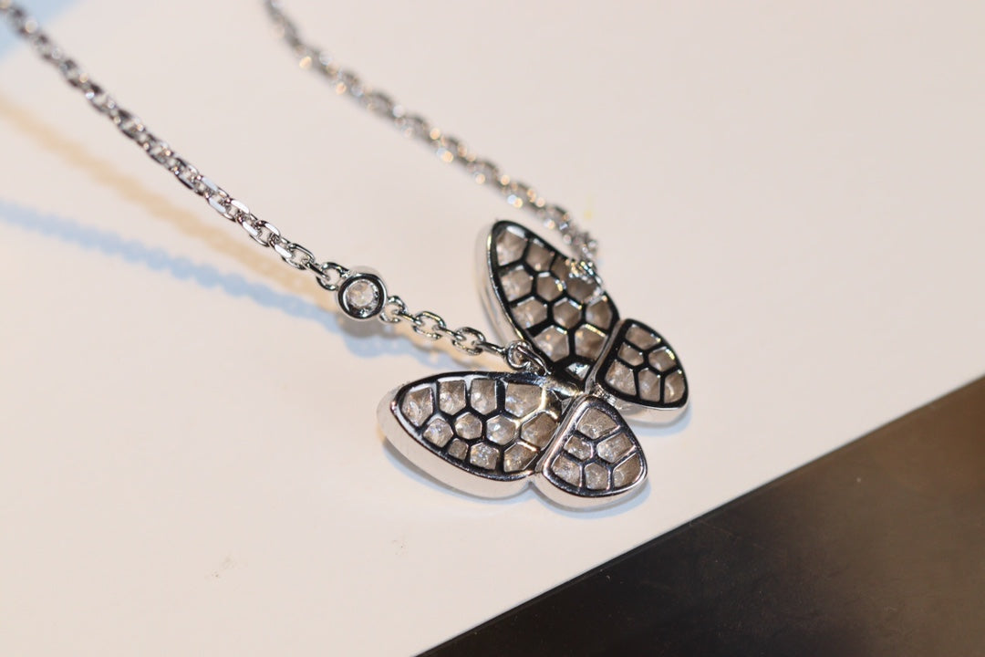 [Pearl Jewelrys]BUTTERFLY DIAMOND NECKLACE