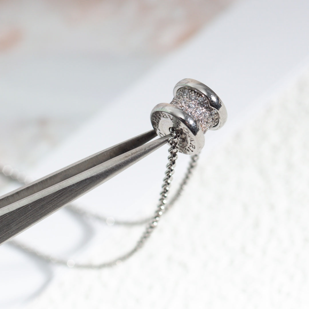 [Pearl Jewelrys]ZERO 1 SILVER DIAMOND NECKLACE