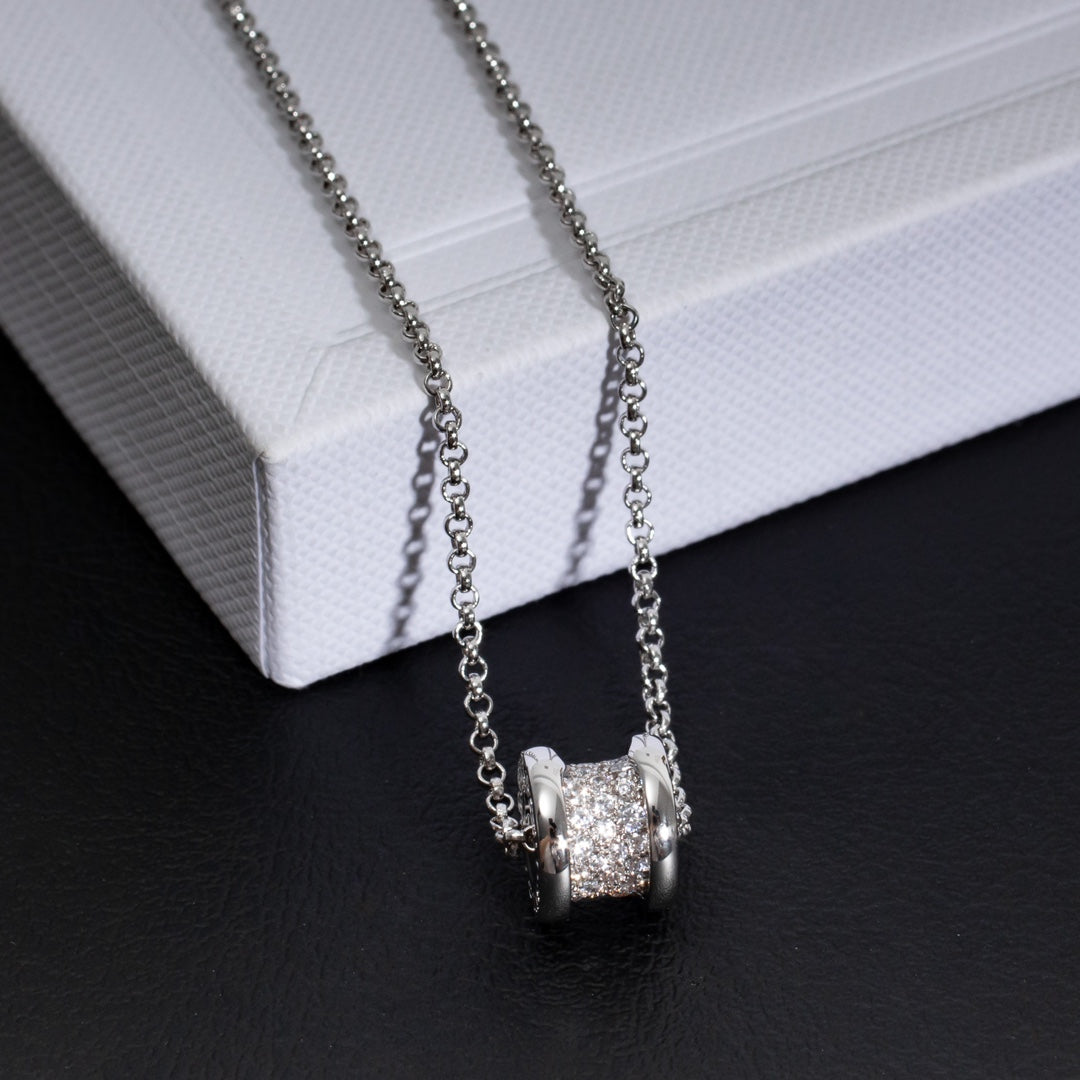 [Pearl Jewelrys]ZERO 1 SILVER DIAMOND NECKLACE