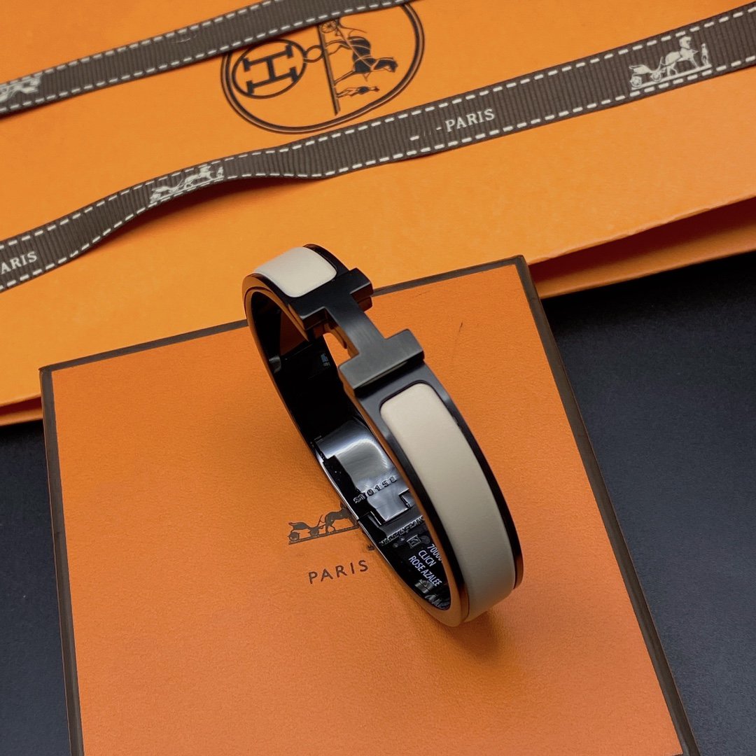 [Pearl Jewelrys]H BRACELET 12MM BLACK BEIGE CERAMIC