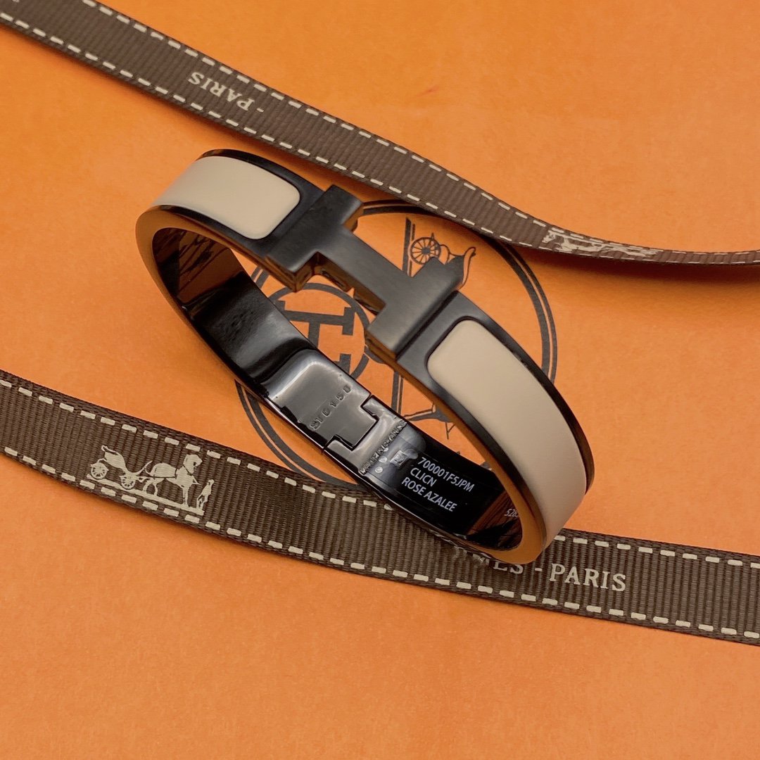 [Pearl Jewelrys]H BRACELET 12MM BLACK BEIGE CERAMIC