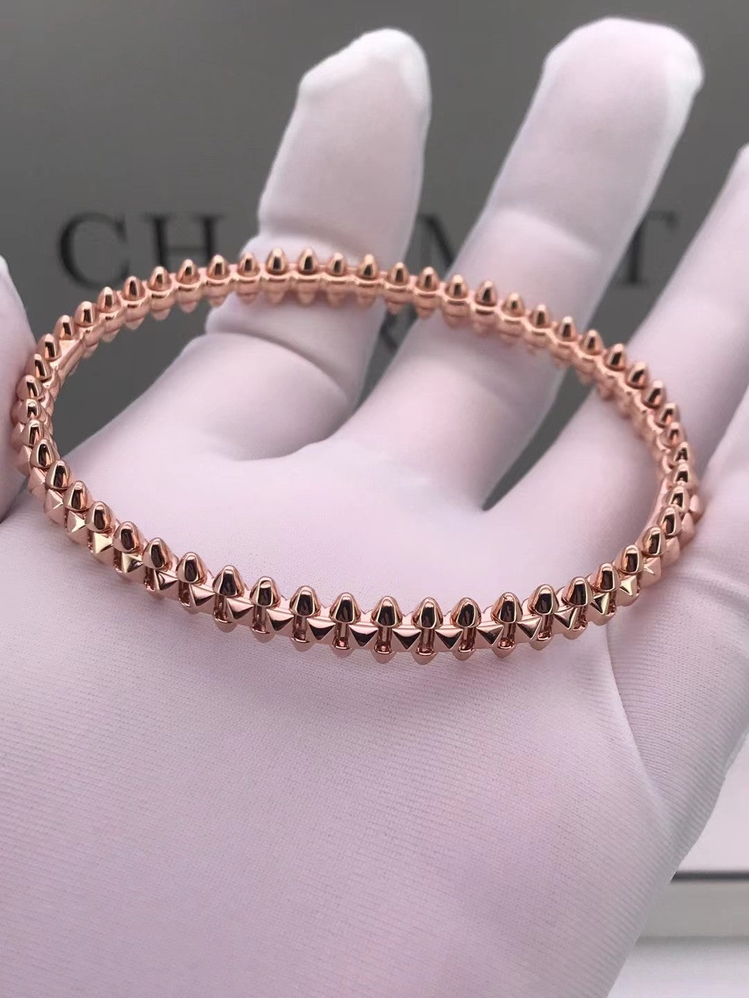 [Pearl Jewelrys]CLASH PINK GOLD BRACELET