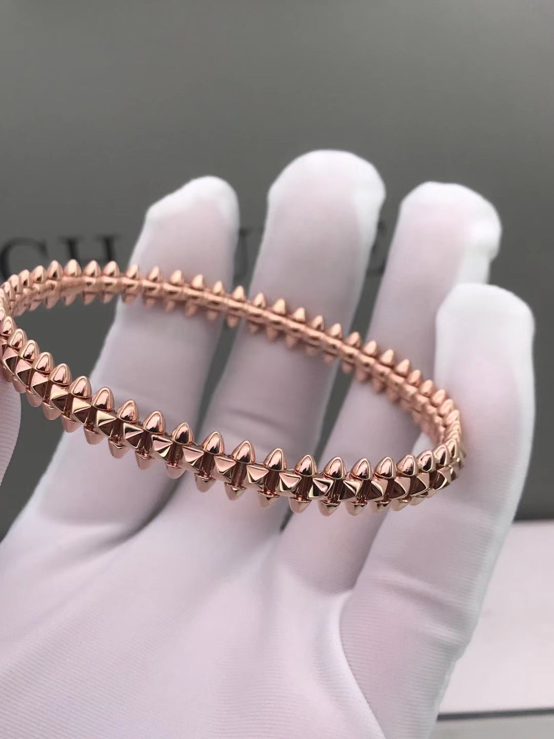 [Pearl Jewelrys]CLASH PINK GOLD BRACELET