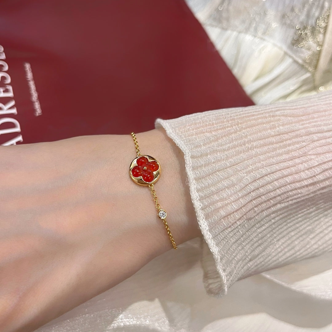 [Pearl Jewelrys]SUN PEDANT CARNELIAN BRACELET